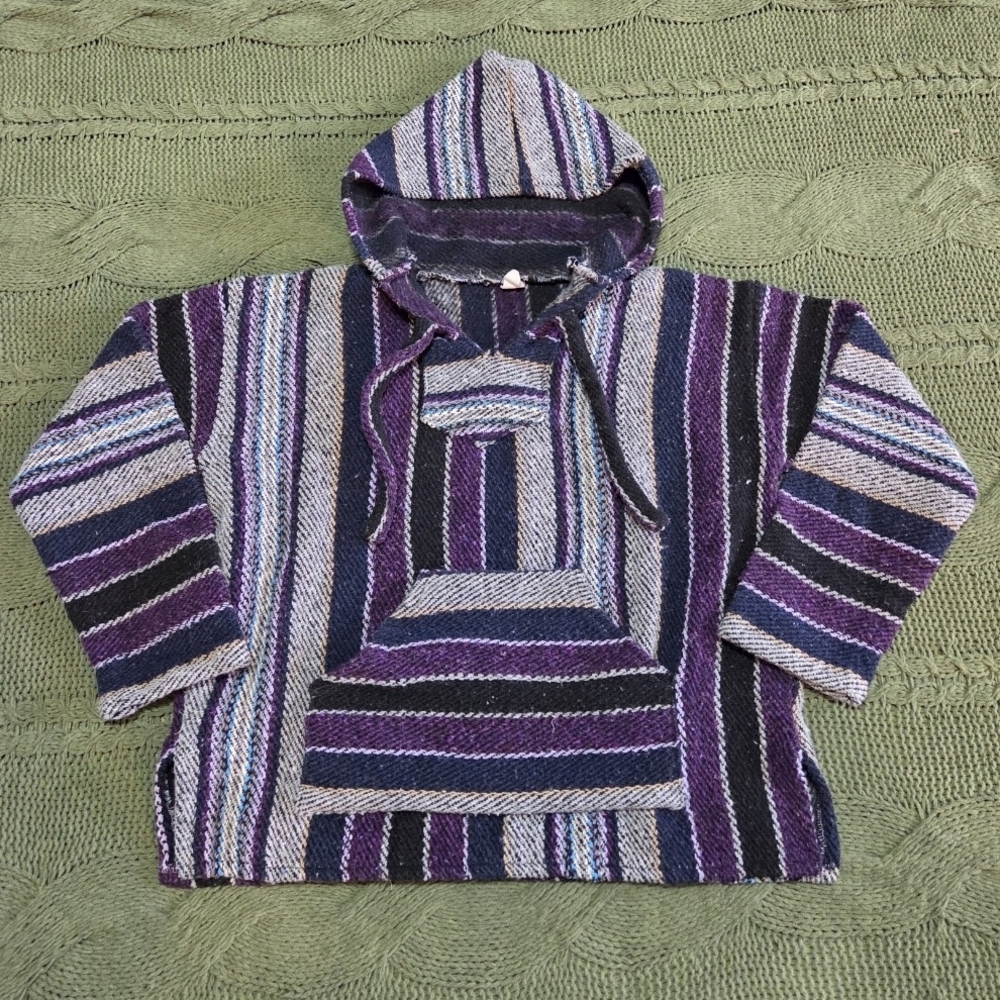 Molina Baja Hoodie Drug Rug Pullover Purple Grey Black